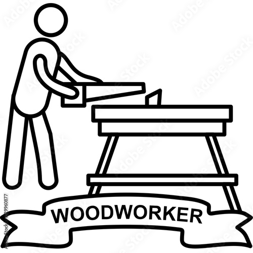 Woodworker Icon