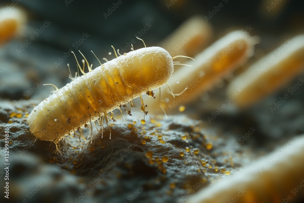 Macro View Of Soil Microorganism