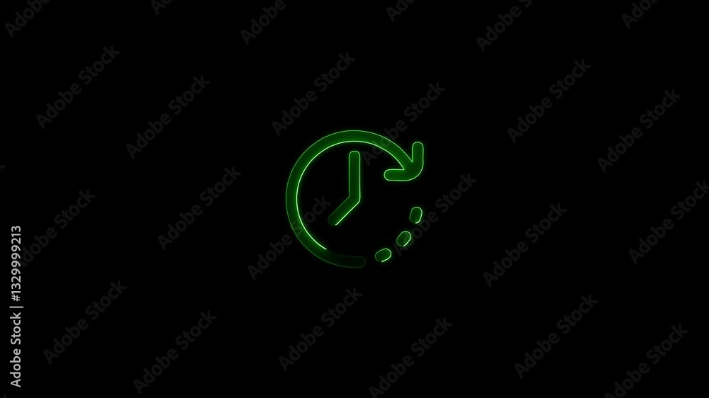 Glowing neon line cost and reduction concept. down arrow animation. Glowing neon line cost and reduction concept. down arrow animation.
