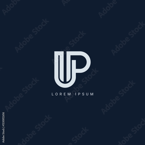 UP logo Design Template Vector Graphic Branding Element