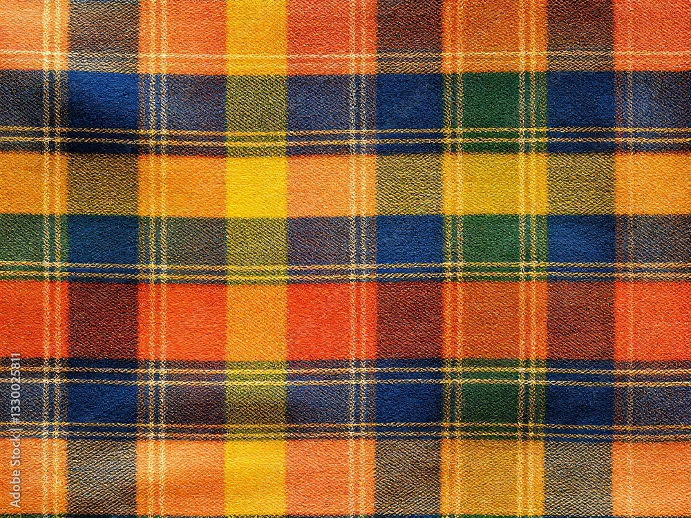 Checked Fabric Pattern Background - Classic Plaid Textile Design for Fashion, Upholstery, and Decorative Use Checked Fabric Pattern Background - Classic Plaid Textile Design for Fashion, Upholstery, and Decorative Use