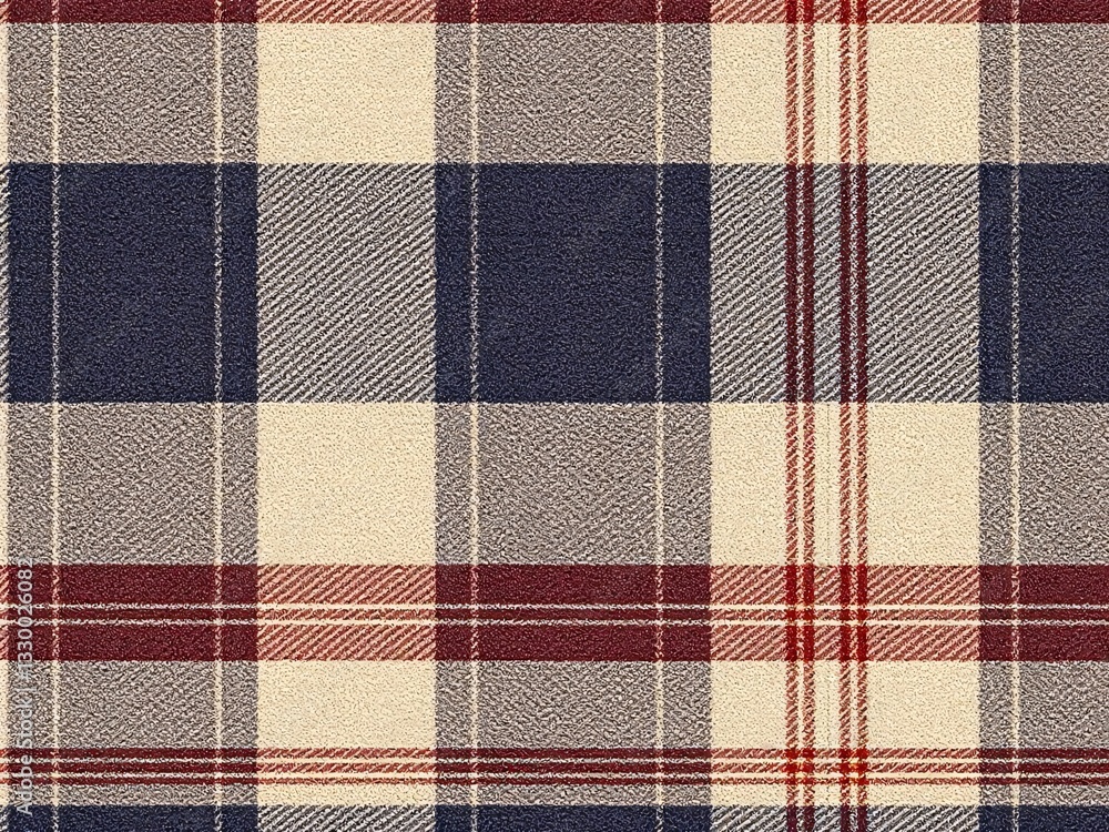 Checked Fabric Pattern Background - Classic Plaid Textile Design for Fashion, Upholstery, and Decorative Use Checked Fabric Pattern Background - Classic Plaid Textile Design for Fashion, Upholstery, and Decorative Use