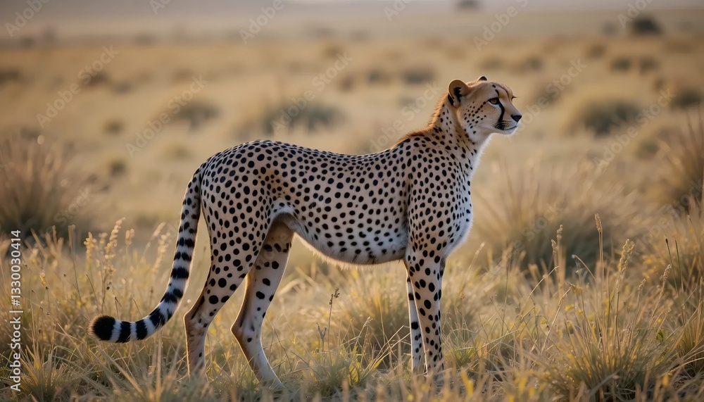Obraz premium Cheetah in the wild, side view