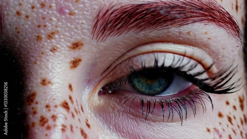 The Eye with Freckles