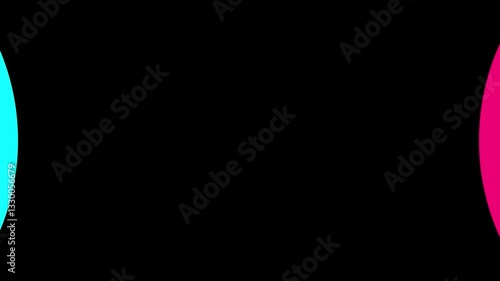 Follow. Abstract animation movie in the style of a popular social network. Flat style. Footage