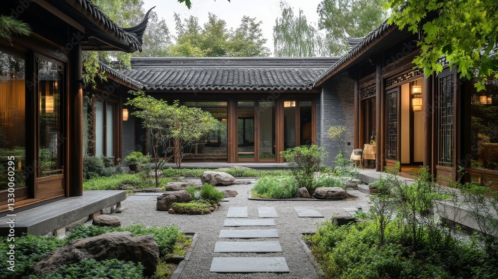 Capturing life in a traditional chinese courtyard house at dusk gigapixel photography ancient architecture serene atmosphere intricate details Capturing life in a traditional chinese courtyard house at dusk gigapixel photography ancient architecture serene atmosphere intricate details
