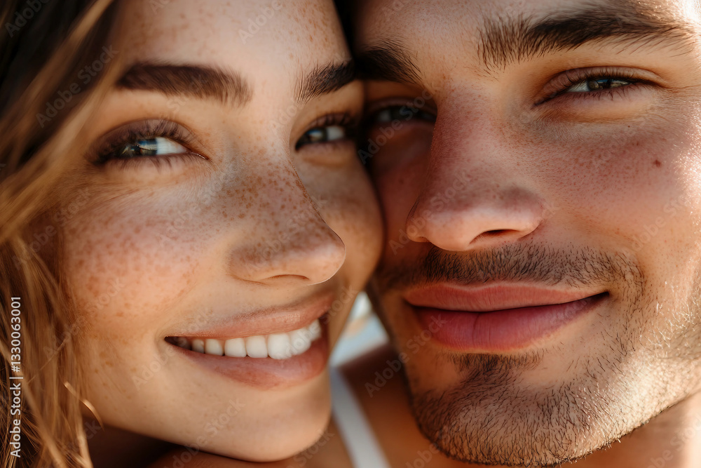 Romantic couple embracing on first date In Natural Setting, Generative AI Romantic couple embracing on first date In Natural Setting, Generative AI
