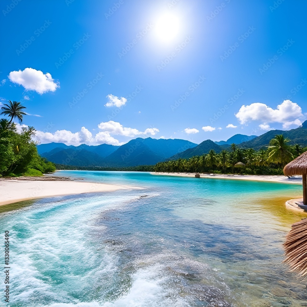 Fototapeta premium Beautiful beaches to stroll along all year round. 