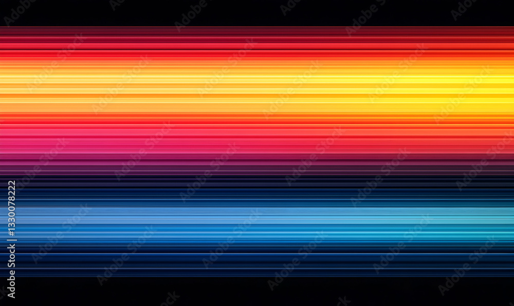 Abstract Background with Vibrant Horizontal Gradient Stripes of Color Abstract Background with Vibrant Horizontal Gradient Stripes of Color