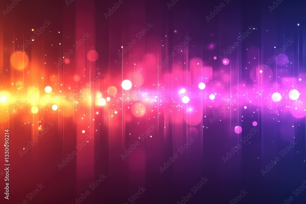 Abstract Light Burst: A vibrant display of light bursts with a dynamic composition of colorful streaks and shimmering particles, conveying energy and movement.