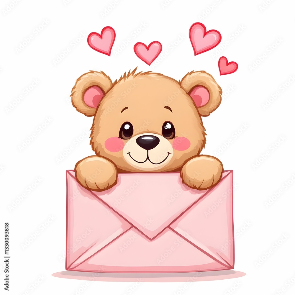 Obraz premium teddy bear with heart