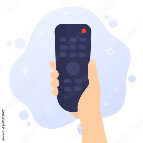 tv remote control, rc in hand