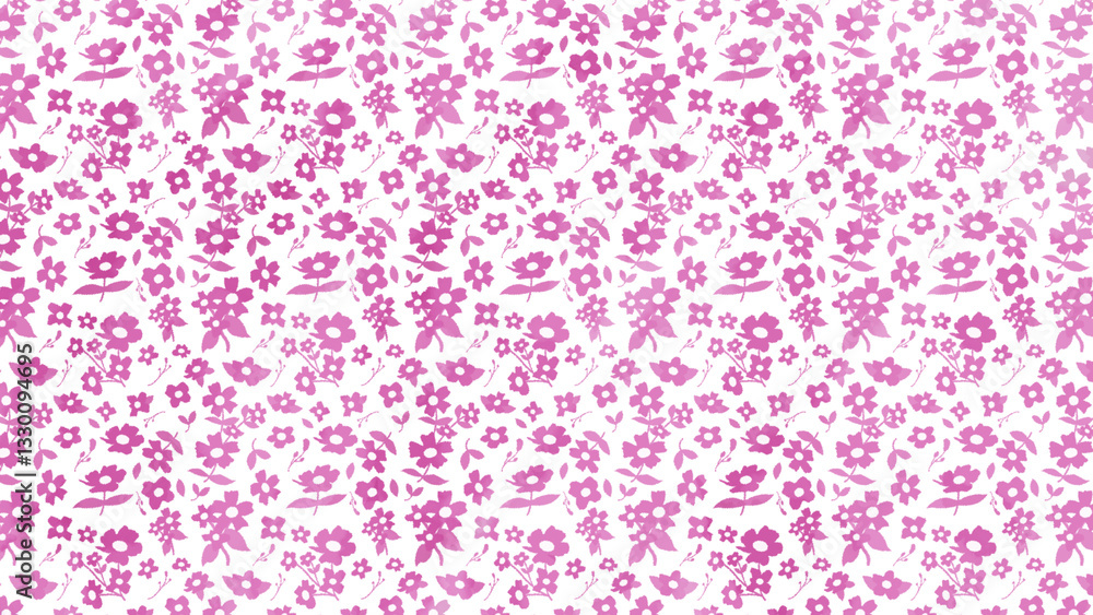 Seamless blossom pattern background with pastel color Seamless blossom pattern background with pastel color