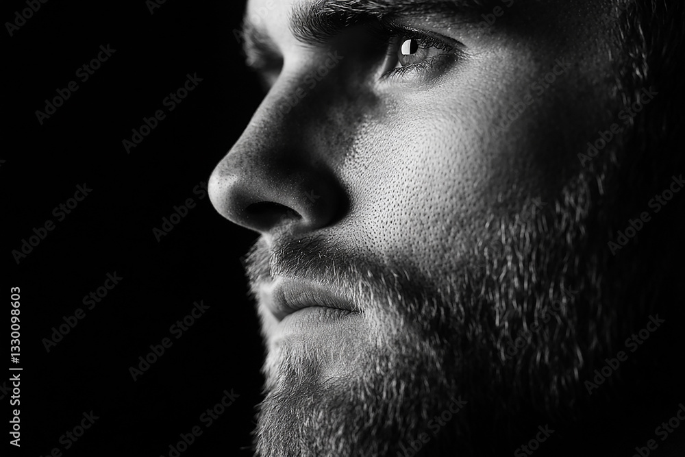 Fototapeta premium handsome male portrait close up