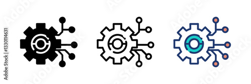Digital Transformation Icon set