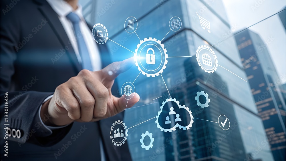 Settings. Businessmen's connections are protected through network settings that implement robust security measures, communications, access controls while safeguarding sensitive business information. Settings. Businessmen's connections are protected through network settings that implement robust security measures, communications, access controls while safeguarding sensitive business information.
