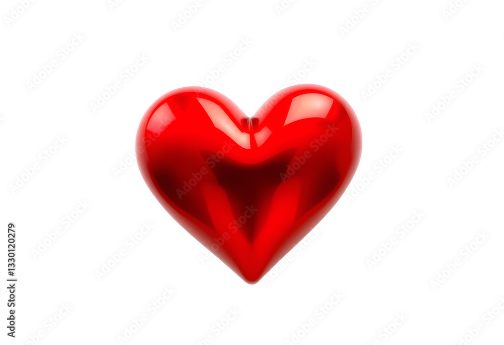 Red heart isolated on transparent background Red heart isolated on transparent background
