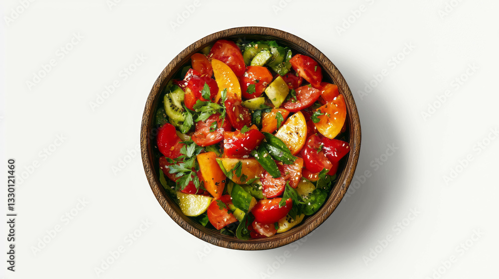 Assorted fresh tropical fruits in a bowl for healthy eating and summer refreshment Assorted fresh tropical fruits in a bowl for healthy eating and summer refreshment