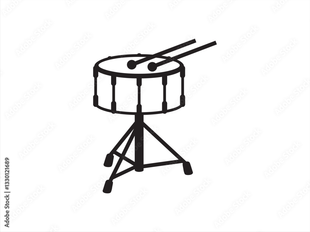 Drum,Drums Kick,Snare icon vector isolated white Drum,Drums Kick,Snare icon vector isolated white