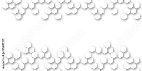Abstract cube hexagon shape background. simple hexagonal elements. Medical.Grey wall background featuring 3D hexagonal tiles arranged in a geometric diamond pattern. Honeycomb structure. vector, arts
