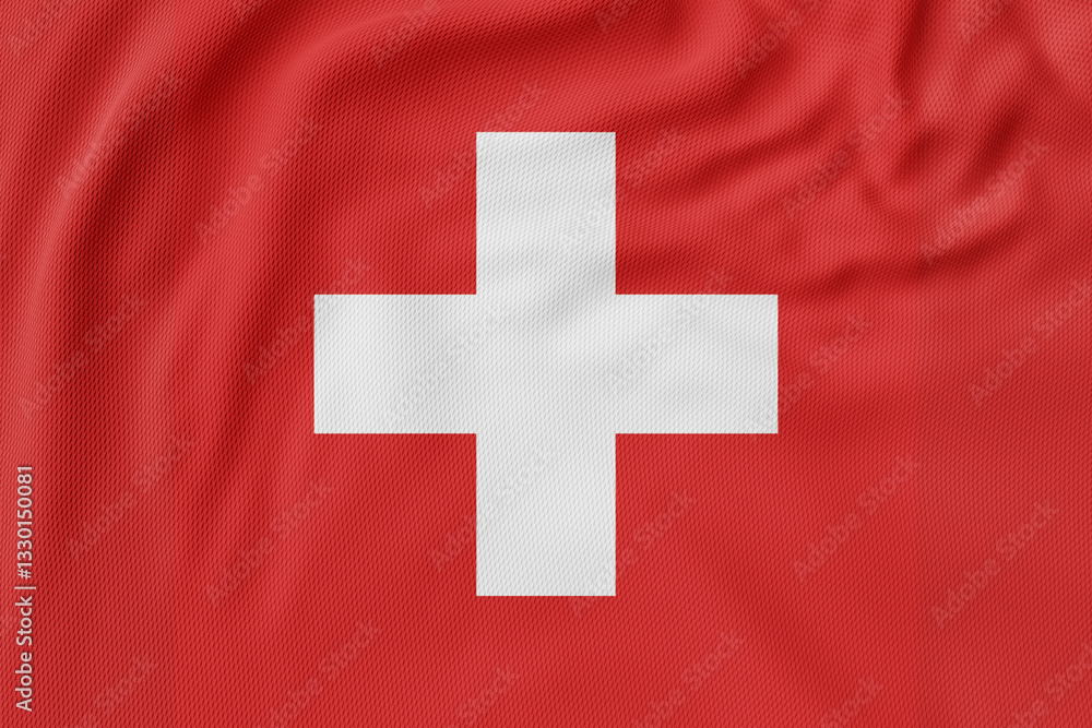 Swiss flags with a looping animation featuring the Swiss flag and a medical symbol Swiss flags with a looping animation featuring the Swiss flag and a medical symbol