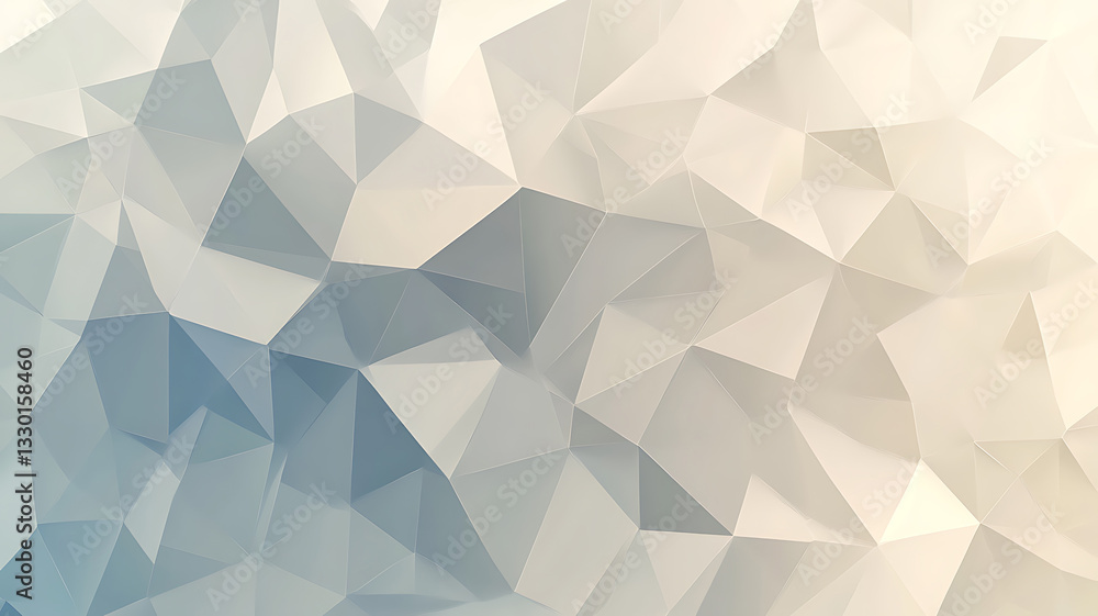 Exquisite abstract design with overlapping translucent geometric triangles in a pale dusty gray-blue and silver-white gradient. Exquisite abstract design with overlapping translucent geometric triangles in a pale dusty gray-blue and silver-white gradient.