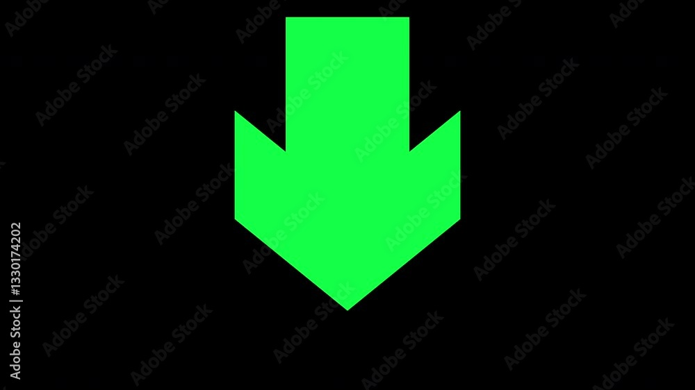 Green directional arrow icon. Computer generated 3d render Green directional arrow icon. Computer generated 3d render