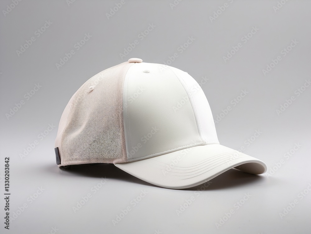Blank cap mockup on white background Blank cap mockup on white background