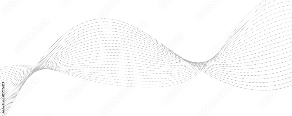 Fototapeta premium abstract dotted wavy background