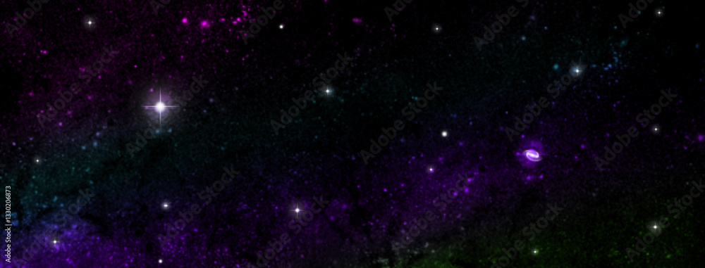 galaxy in a free space.