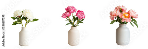 Wallpaper Mural Floral Arrangement Showcase Studio Setting Photography Minimalist Background Close-Up Perspective Beauty Concept Torontodigital.ca