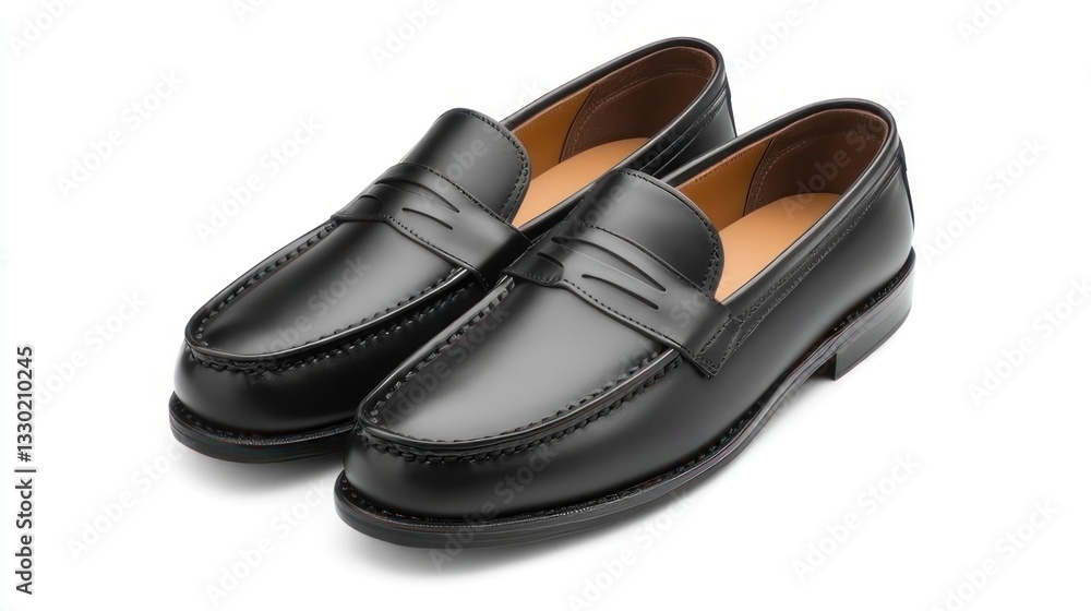 Classic black leather loafers Classic black leather loafers