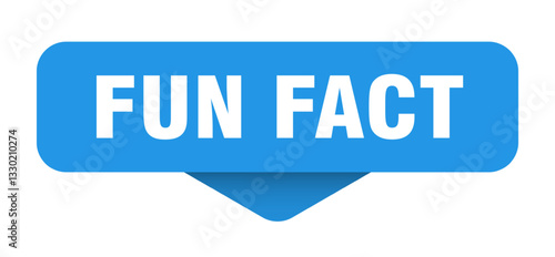 fun fact sticker. fun fact sign on transparent background