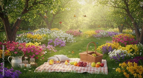 Romantic Garden Picnic 