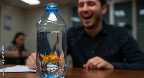 Fish in a Water Bottle Prank