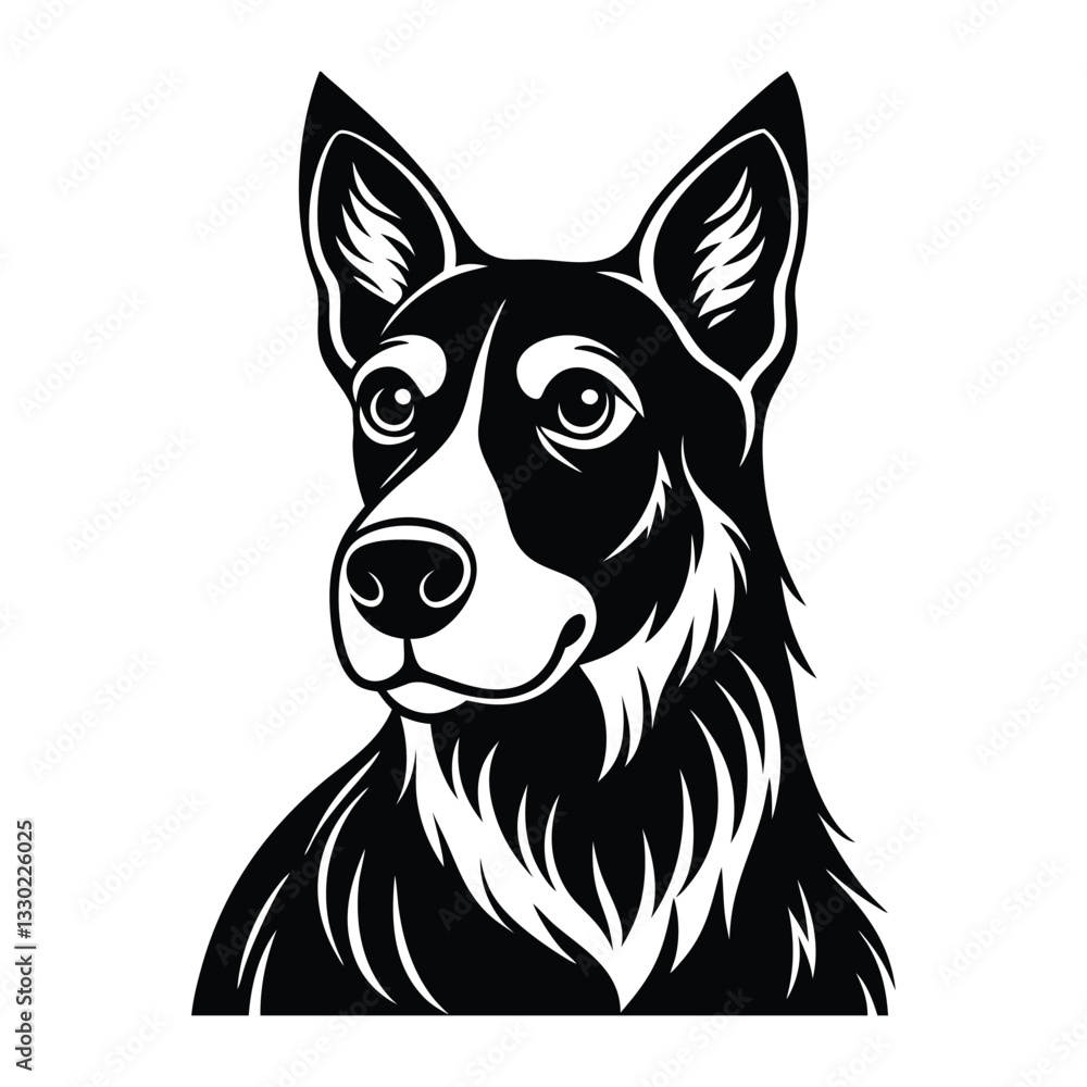 vector illustration of a dog vector illustration of a dog