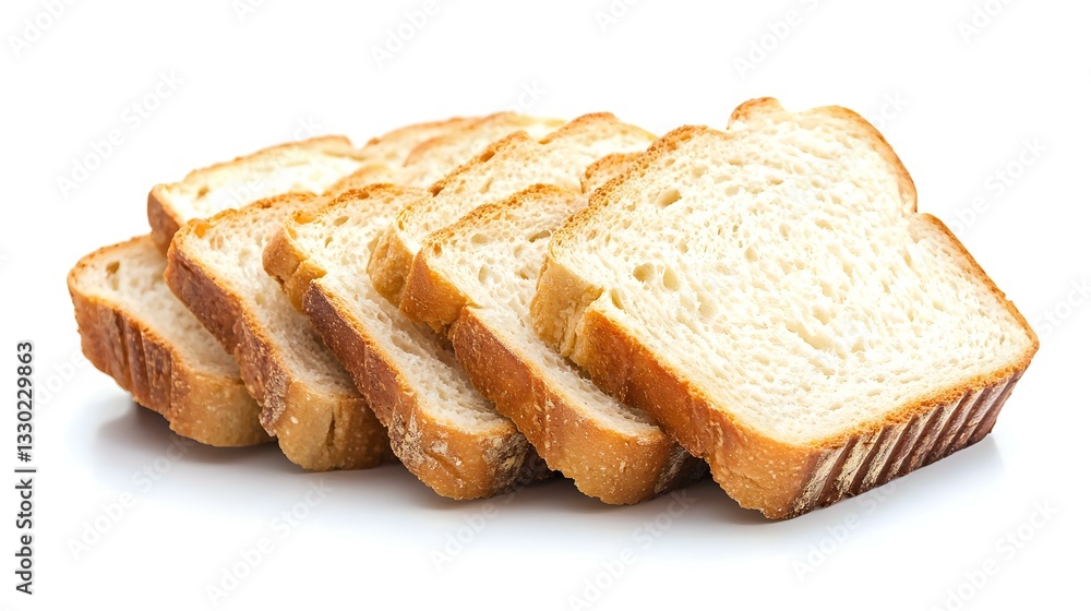 fresh sliced bread isolated on white background fresh sliced bread isolated on white background