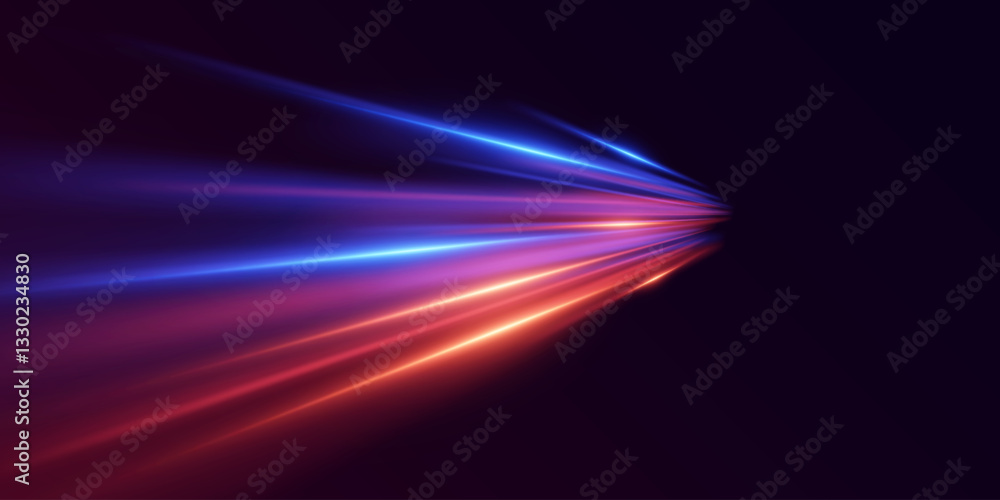 Neon light effect of swirl and speed. The magic of moving fast lines. Neon light effect of swirl and speed. The magic of moving fast lines.