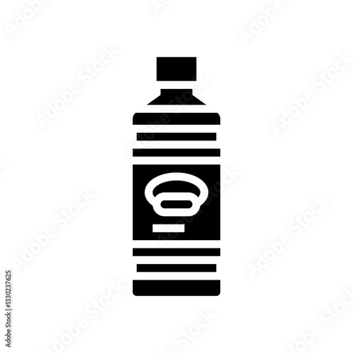 pedialyte electrolyte drink diarrhea glyph icon vector illustration