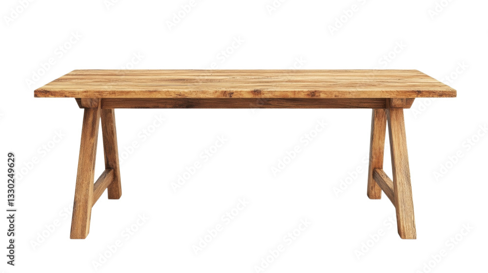 Rustic wooden dining table designed for gatherings and family meals in a cozy home setting Rustic wooden dining table designed for gatherings and family meals in a cozy home setting
