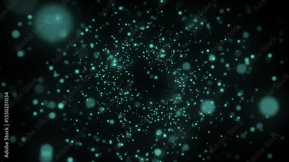 Sea Blue Sparkling Background on the Dark Black 4k Sea Blue Sparkling Background on the Dark Black 4k