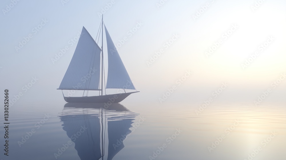 Fototapeta premium Sailboat at sea
