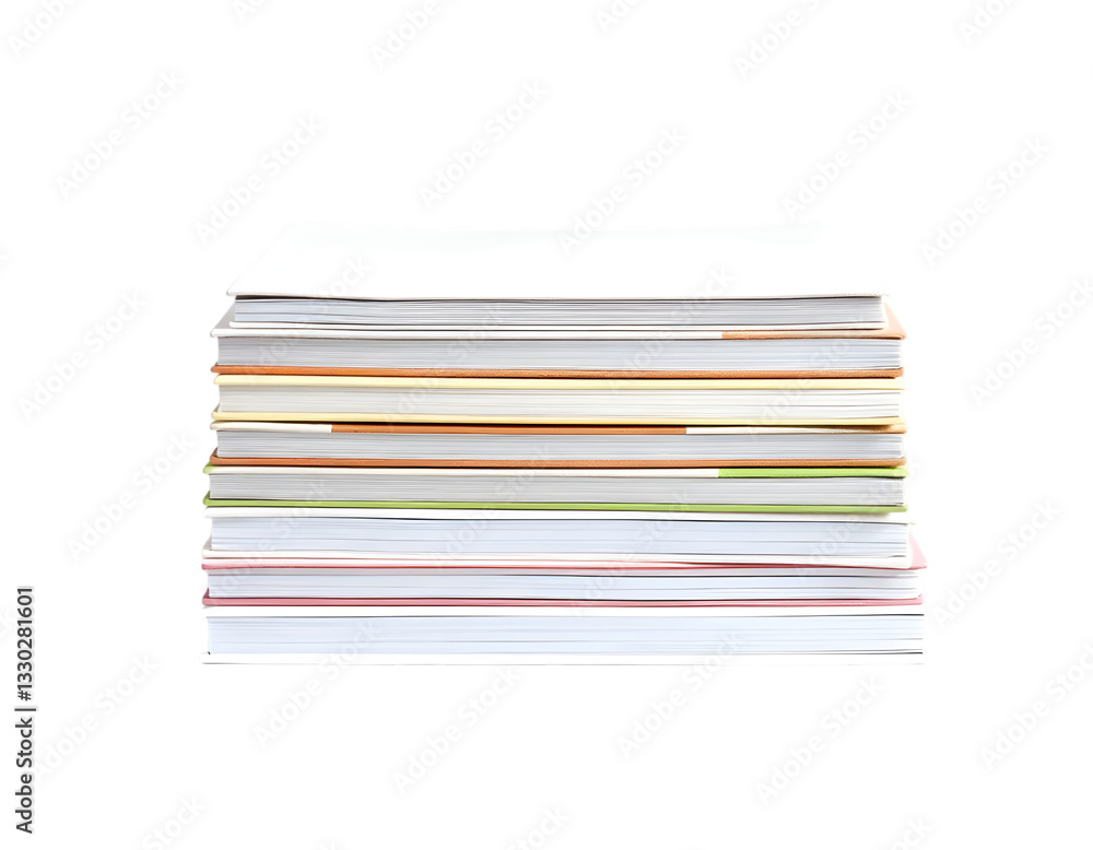 Stack of documents isolated on transparent background Stack of documents isolated on transparent background