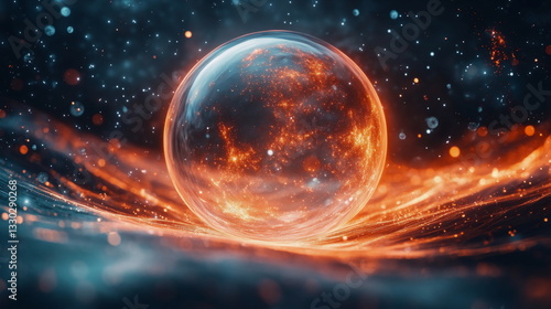 Fototapeta Naklejka Na Ścianę i Meble -  The Multiverse in the concept of quantum physics