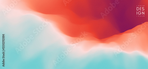 Abstract background with dynamic effect. Creative design poster with vibrant gradients. Mobile screen. Cover design template. Vector illustration for advertising, marketing, presentation, web, etc.  photo