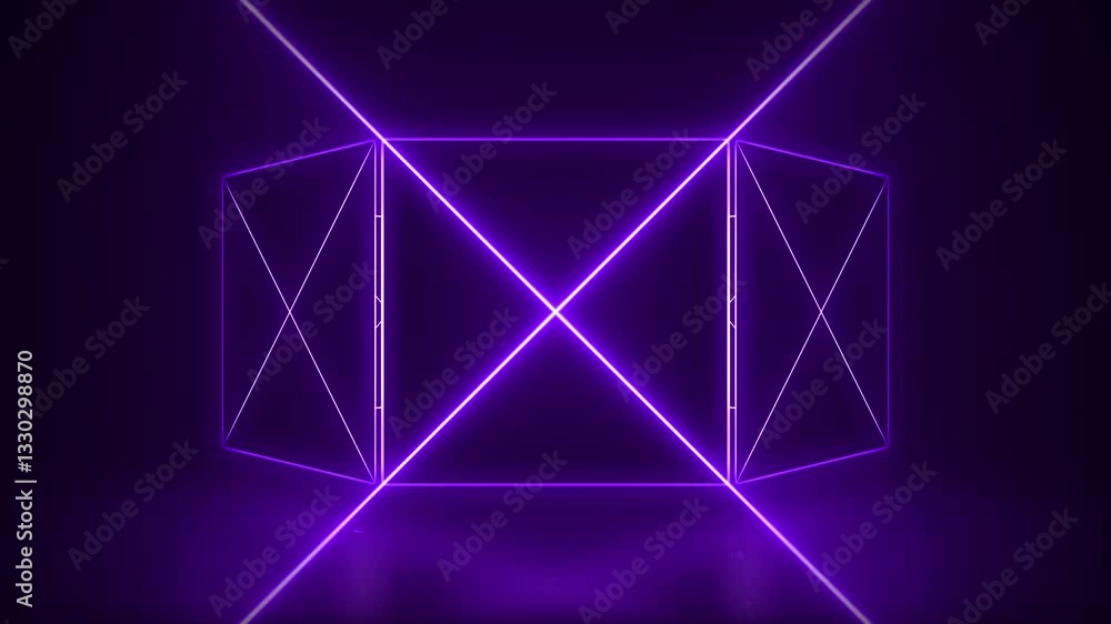 Neon Background Abstract Purple Neon Geometric Cube Lines Light Design Art Digital Modern Futuristic Background Technology - 4k Video - Background Animation Neon Background Abstract Purple Neon Geometric Cube Lines Light Design Art Digital Modern Futuristic Background Technology - 4k Video - Background Animation