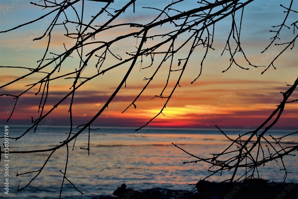 Obraz premium Atwater Beach in Winter