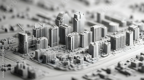 3D printed city model showcasing architectural construction details 16:9 - Image #2 @fme39856