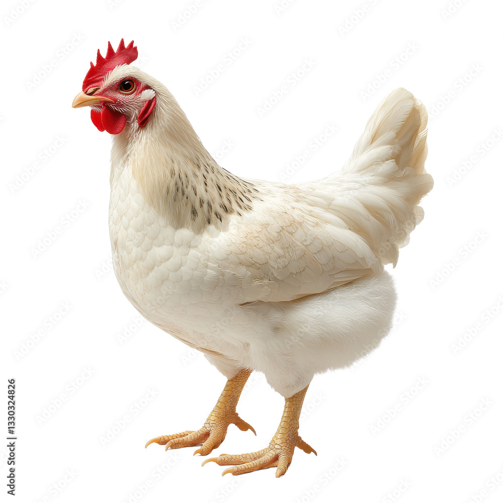 Fototapeta premium Chicken isolated on transparent background