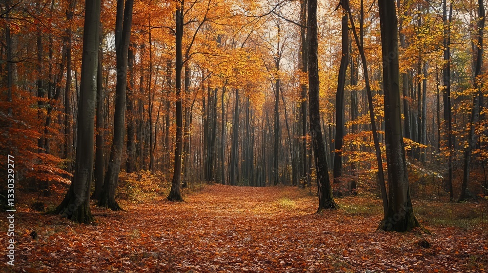 Obraz premium autumn forest 